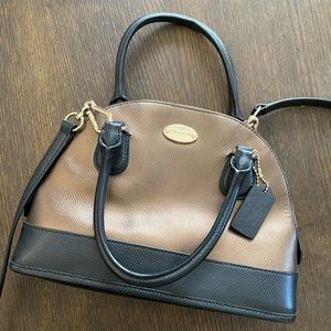 Brown and Black Coach Purse